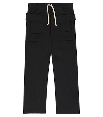 Wide-leg cotton cargo pants | Rick Owens Kids