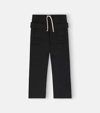 Wide-leg cotton cargo pants | Rick Owens Kids