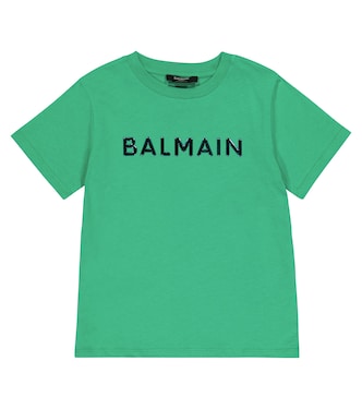 Logo cotton T-shirt | Balmain Kids