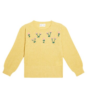 Tikka embroidered wool-blend sweater | Morley
