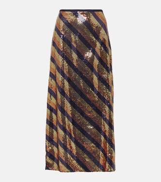 Kelly sequined midi skirt | Rixo