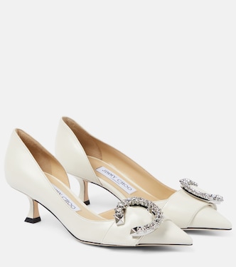 Escarpins Melva 50 en cuir à ornements | Jimmy Choo