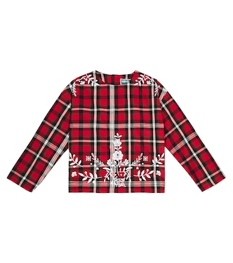 Tartan cotton shirt | Kenzo Kids