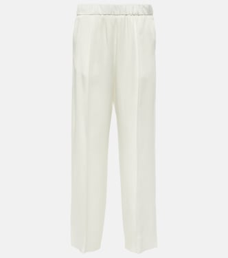 Pantalon droit en satin | Jil Sander