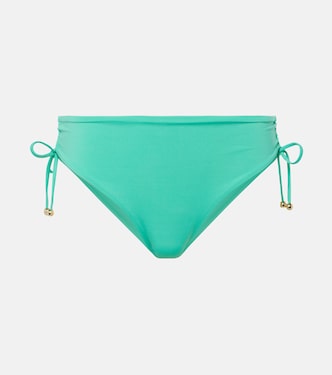 Ruched high-rise bikini bottoms | Max Mara