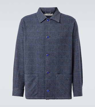 Hemdjacke Wizard aus Kaschmir mit Lapislazuli | God's True Cashmere