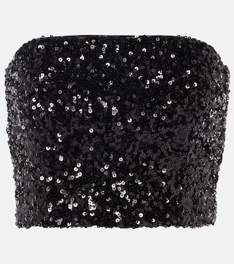 Sequined bandeau top | Rotate