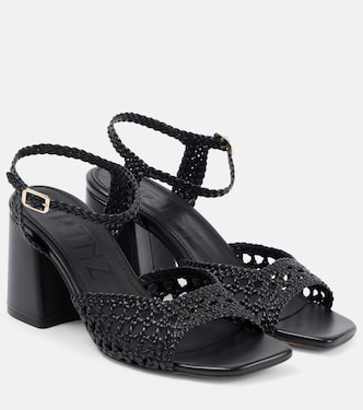 Capri woven leather sandals | Souliers Martinez