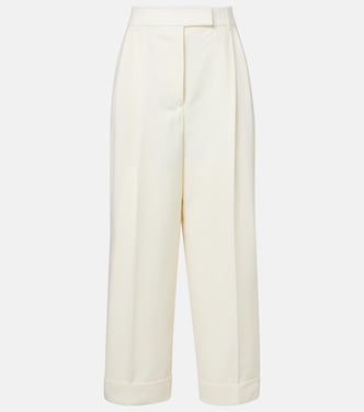 Pantalones rectos de lana virgen | Róhe