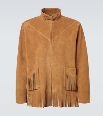 Fringed suede jacket | Valentino