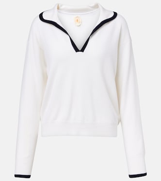 Cashmere polo sweater | Jardin des Orangers