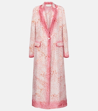 Printed silk coat | Dries Van Noten