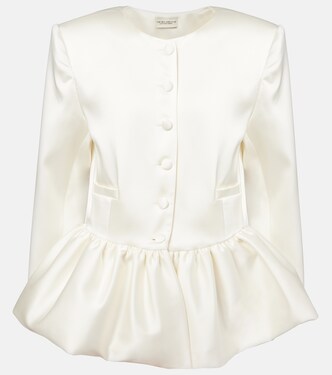 Chaqueta Meringue de satén con volantes | The New Arrivals Ilkyaz Ozel