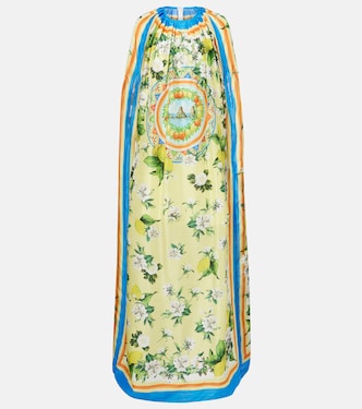 Capa de seda estampada | Dolce&Gabbana