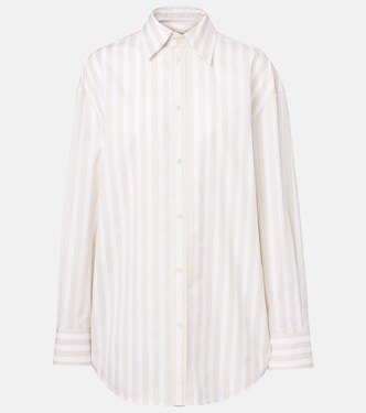 Cassandre striped cotton shirt | Saint Laurent