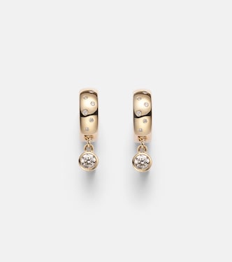 Orecchini in oro 14kt con diamanti | Roxanne First