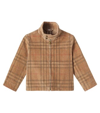 Burberry Check cotton corduroy jacket | Burberry Kids