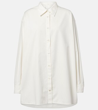 Luka cotton and cashmere shirt | The Row