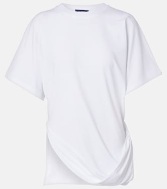 Keras asymmetric cotton-blend T-shirt | Sportmax