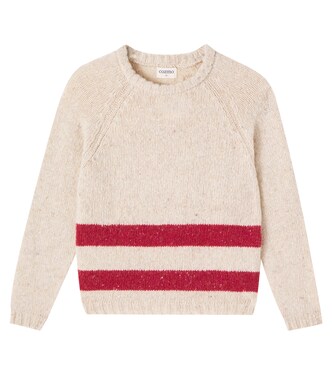 Idaho wool-blend tweed sweater | Cozmo
