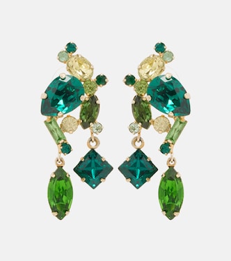 Ambra crystal-embellished drop earrings | Jennifer Behr