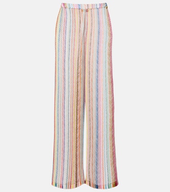 Zigzag palazzo pants | Missoni