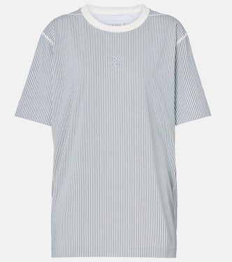 x On embroidered striped T-shirt | Loewe