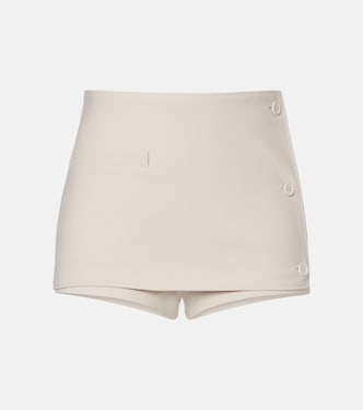 Jupe-short à logo | Courrèges