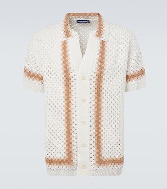 Pinto crochet cotton bowling shirt | Frescobol Carioca