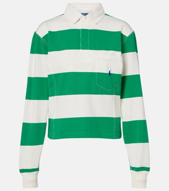 Striped cotton jersey polo shirt | Polo Ralph Lauren