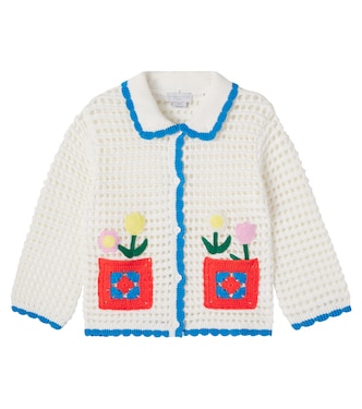 Cardigan aus Häkelstrick | Stella McCartney Kids