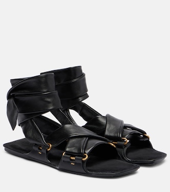 Boden Tie leather sandals | Khaite