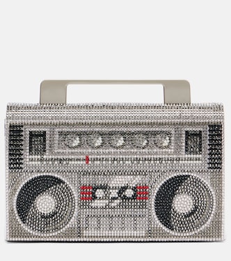 Soft Boom Box embellished clutch | Judith Leiber Couture