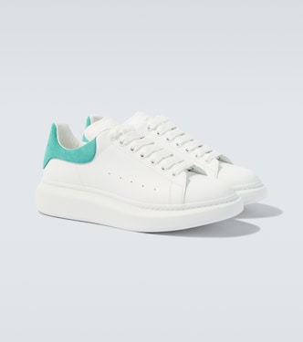 Oversized leather sneakers  | McQueen