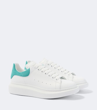Oversized leather sneakers  | McQueen