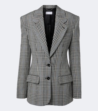 Checked wool blazer | Stella McCartney