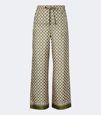 Weite Hose aus Seiden-Twill | 'S Max Mara