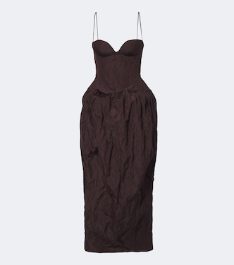 Cotton-blend bustier dress | Magda Butrym