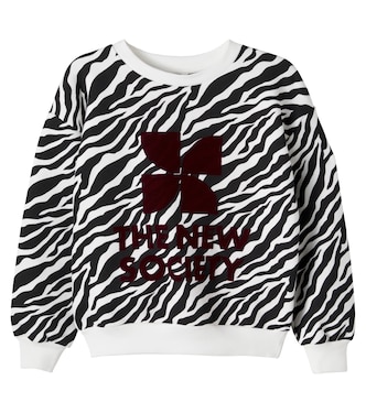 TNS zebra-print cotton sweatshirt | The New Society