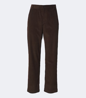 Cotton corduroy straight pants | Moncler