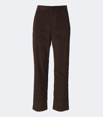 Cotton corduroy straight pants | Moncler