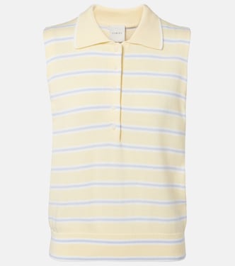 Rue striped cotton-blend polo shirt | Varley