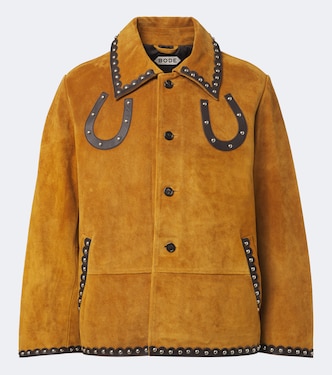 Carson studded suede jacket | Bode