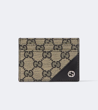 Interlocking G GG canvas card holder | Gucci