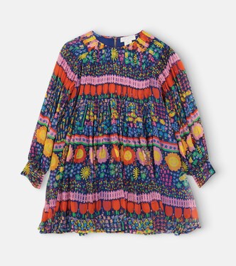 Printed silk georgette dress | Stella McCartney Kids