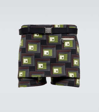 Shorts aus Jacquard  | Prada