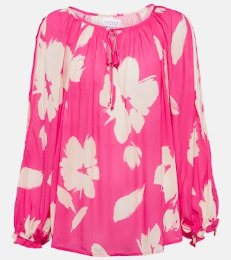 بلوزة بطبعات الورود | Velvet