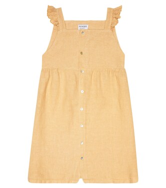 Floor linen dress | Donsje