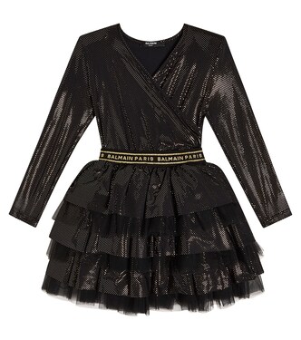 Tiered dress | Balmain Kids
