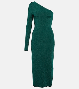 One-shoulder knitted midi dress | Victoria Beckham